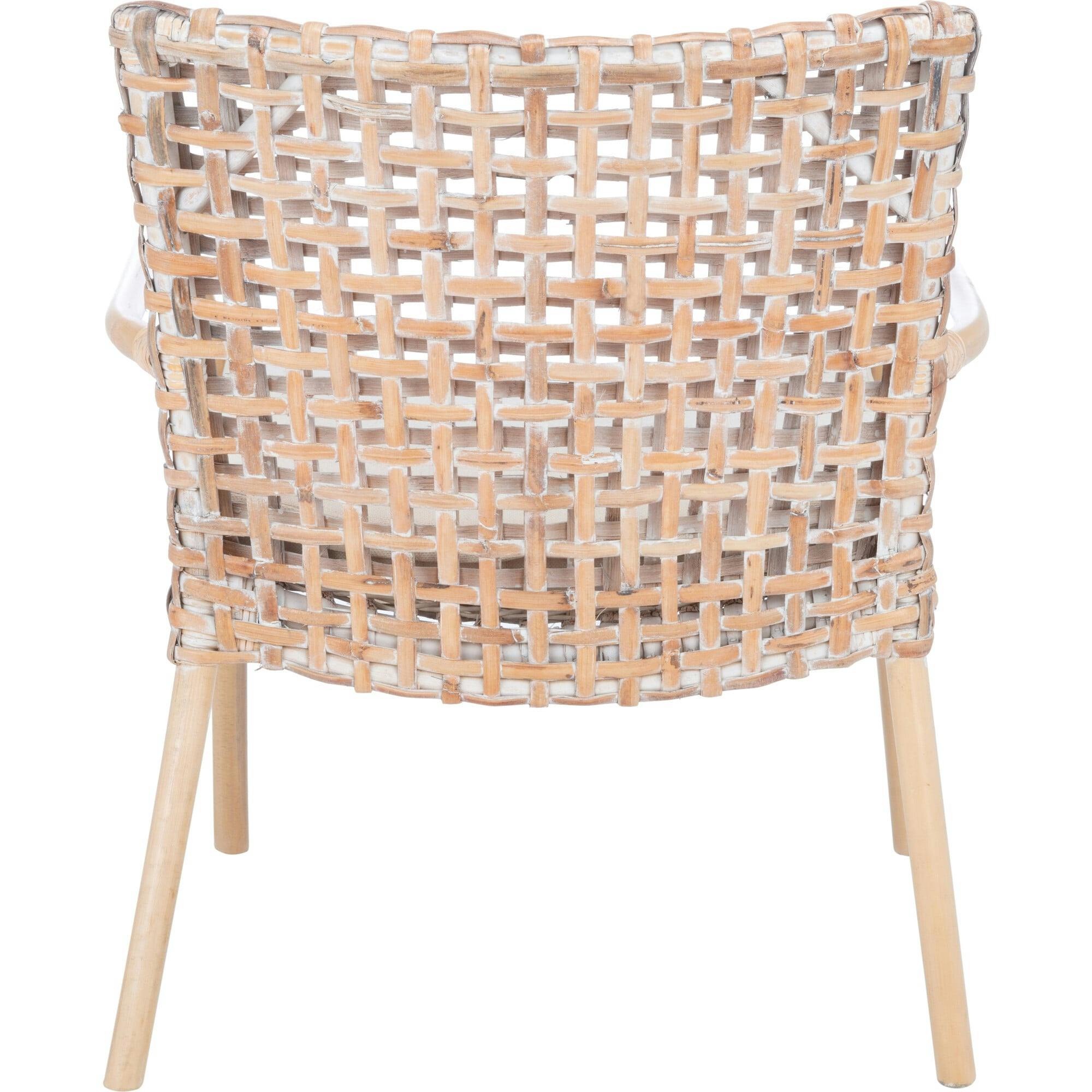 Collette Rattan Accent Chair with Cushion