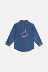 Denim Shirt Navy Blue