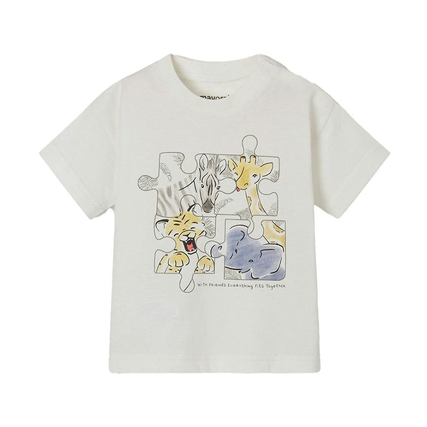 Off White Puzzle Animal T-Shirt