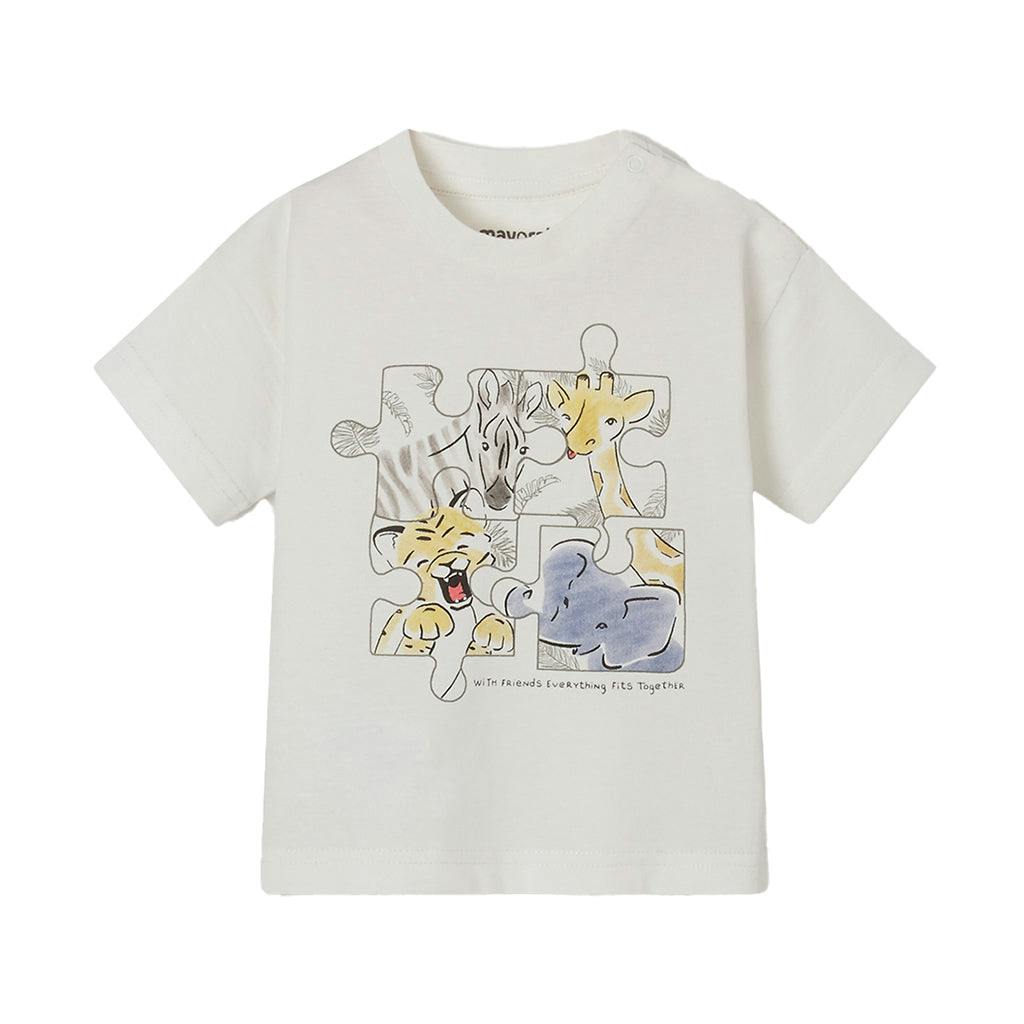 Off White Puzzle Animal T-Shirt