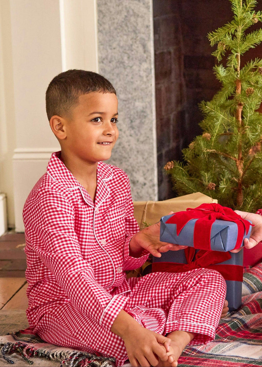 Classic Pajama Set - Red Gingham
