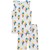 Summer Nights Tank Pajama Set, White