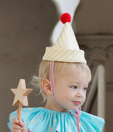 Yellow Linen Party Hat
