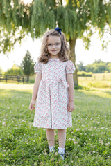 Floral Dress with Tie