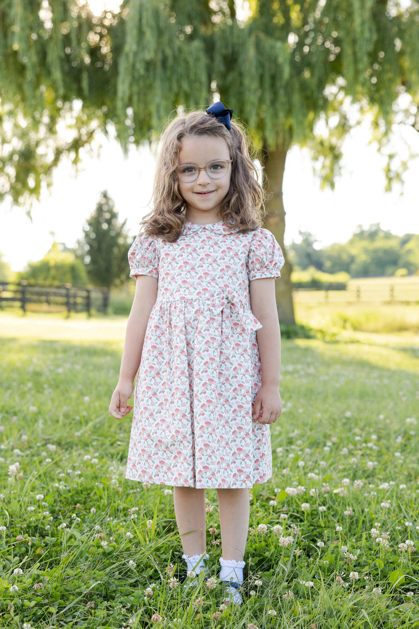 Floral Dress with Tie