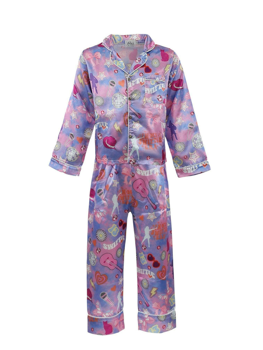Swiftie Lovers Silky Set – Teen/Women