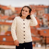 Belsize Merino Cardigan - Milk