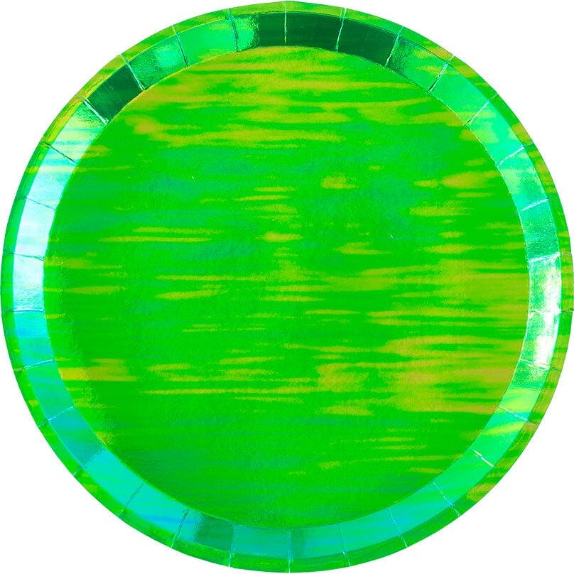 Posh Emerald City Round Plates - 2 Size Options