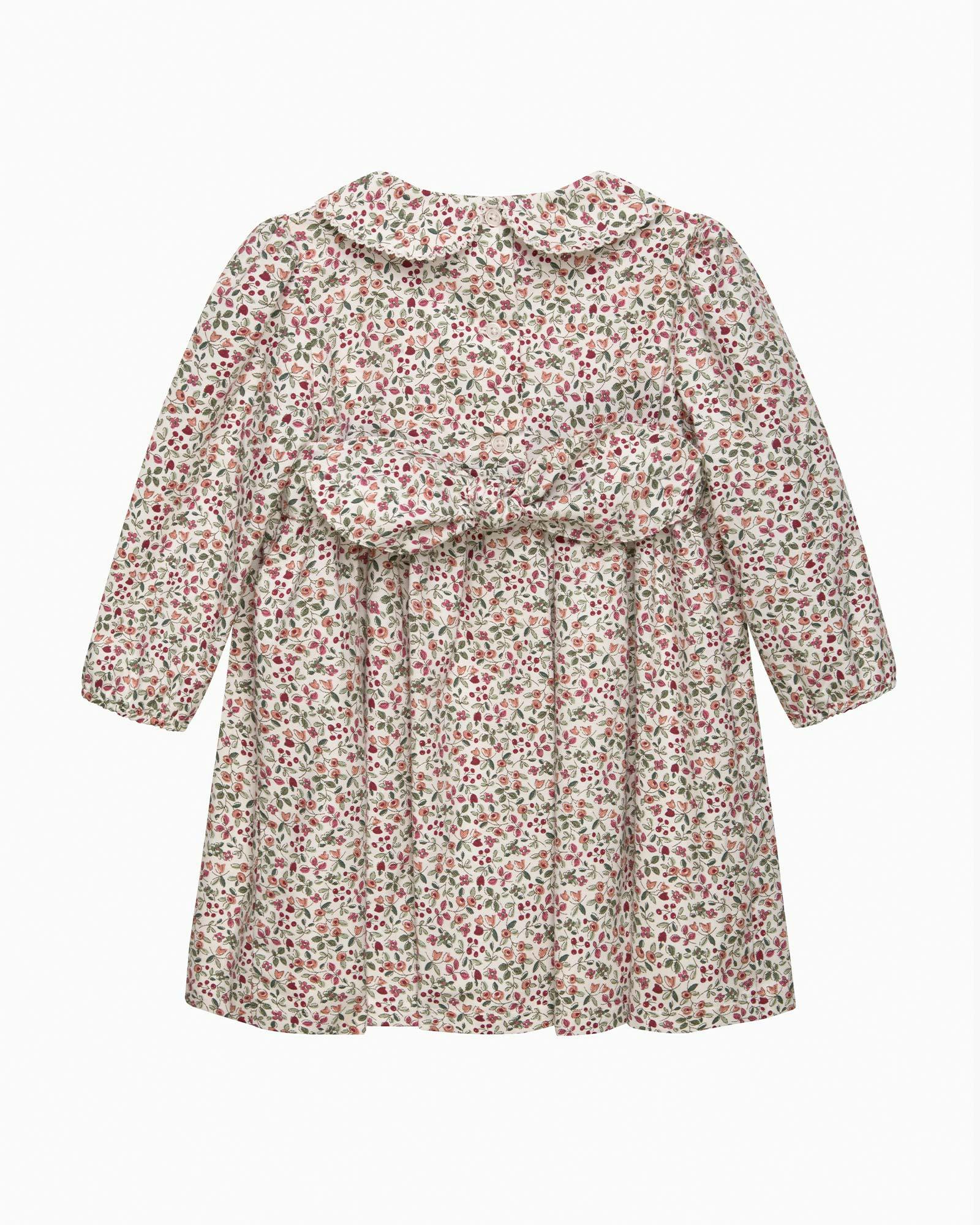 Baby Edie Berry Floral Smocked Dress
