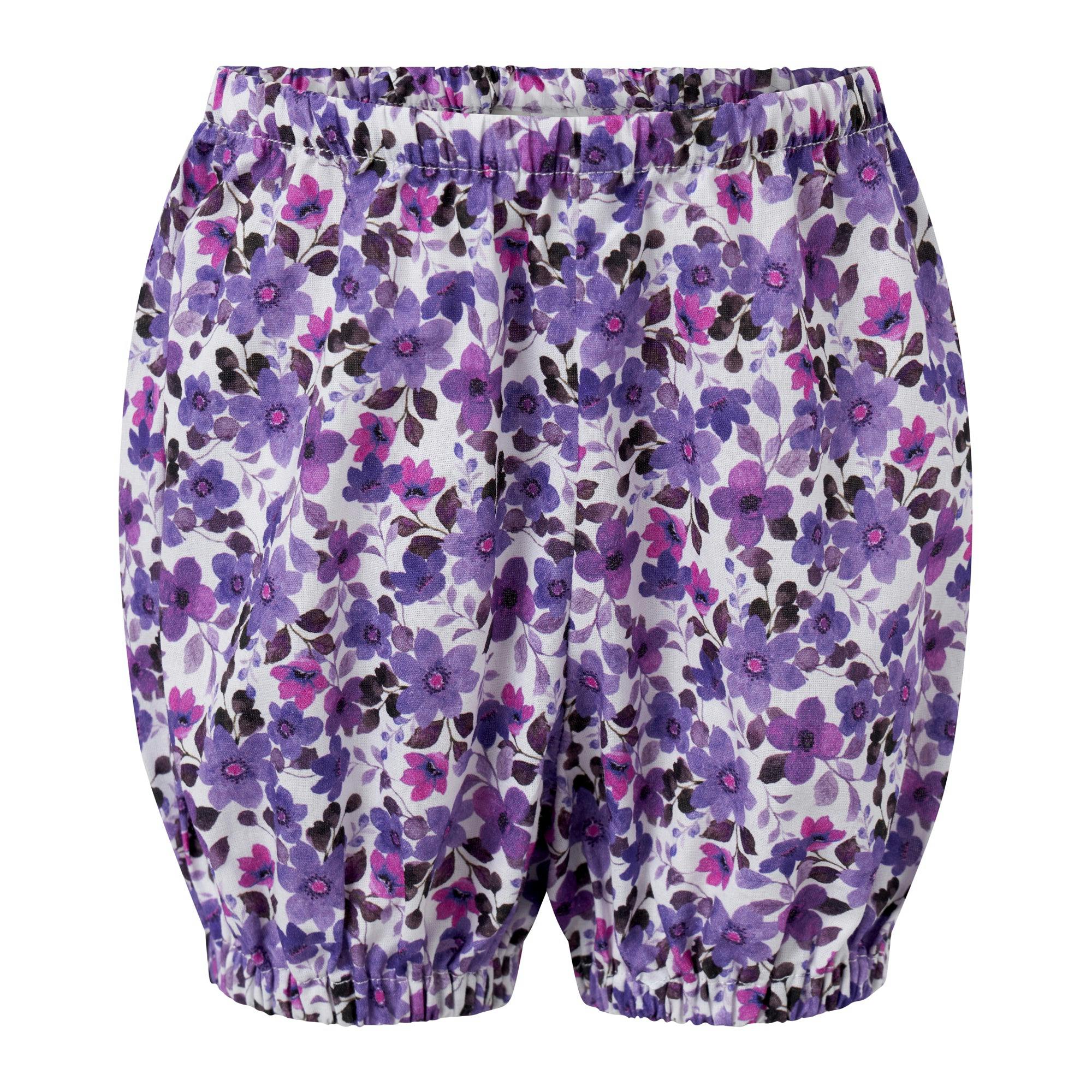 Violet Button-Front Dress & Bloomers