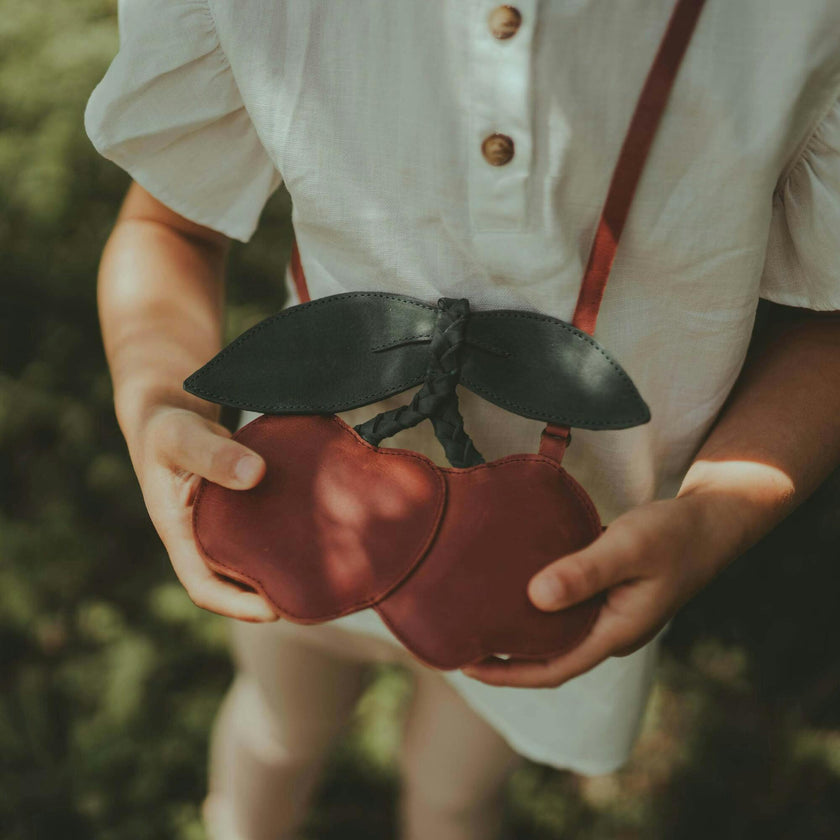 Nanoe Fruit Cherry Classic Leather Purse