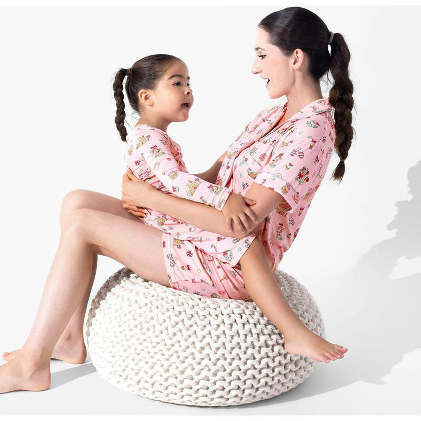 Candy Cane Lane Bamboo Women's Pajama Short Set