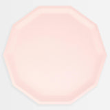 Pink Decagon Compostable Dinner Plates