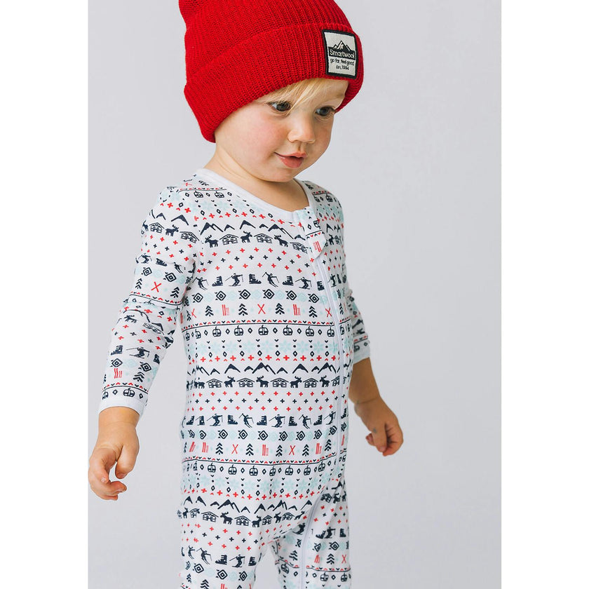 The Organic Zipper Footie [Ski Club]