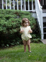 Bubble Romper in Bow Tie Pasta