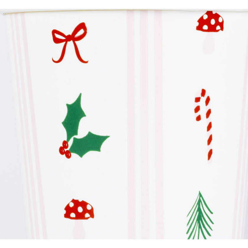 Festive Icon Stripes Cups