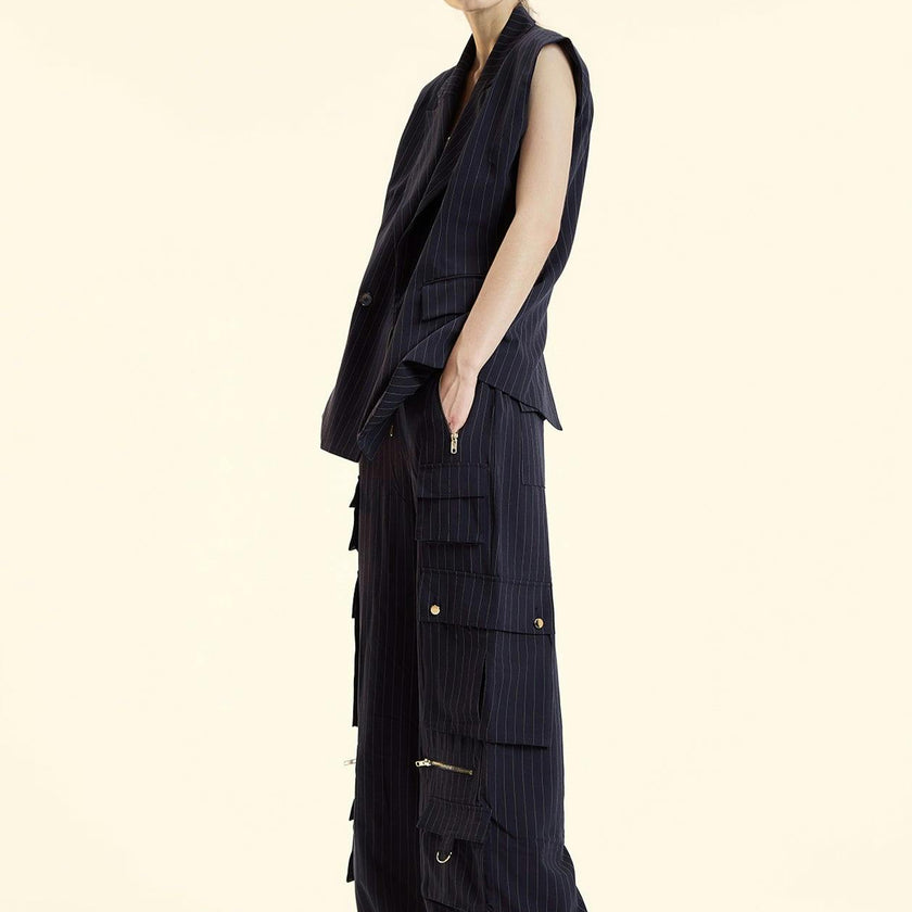 Pinstripe Vest