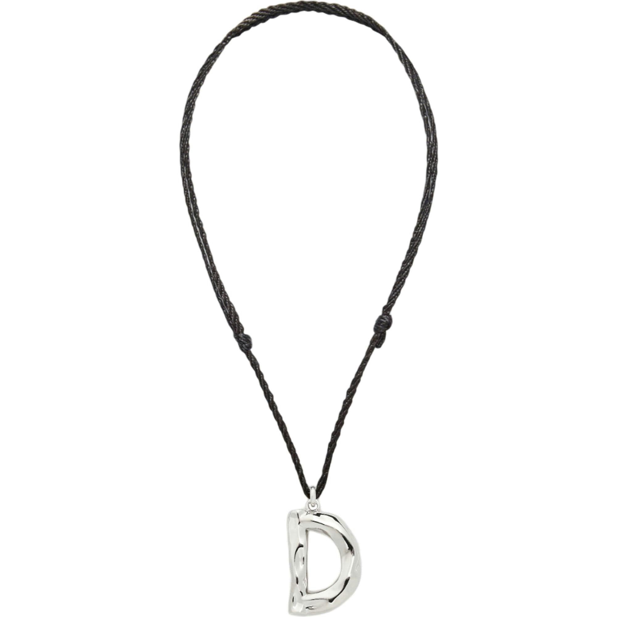 Grande Monogram Necklace in Silver
