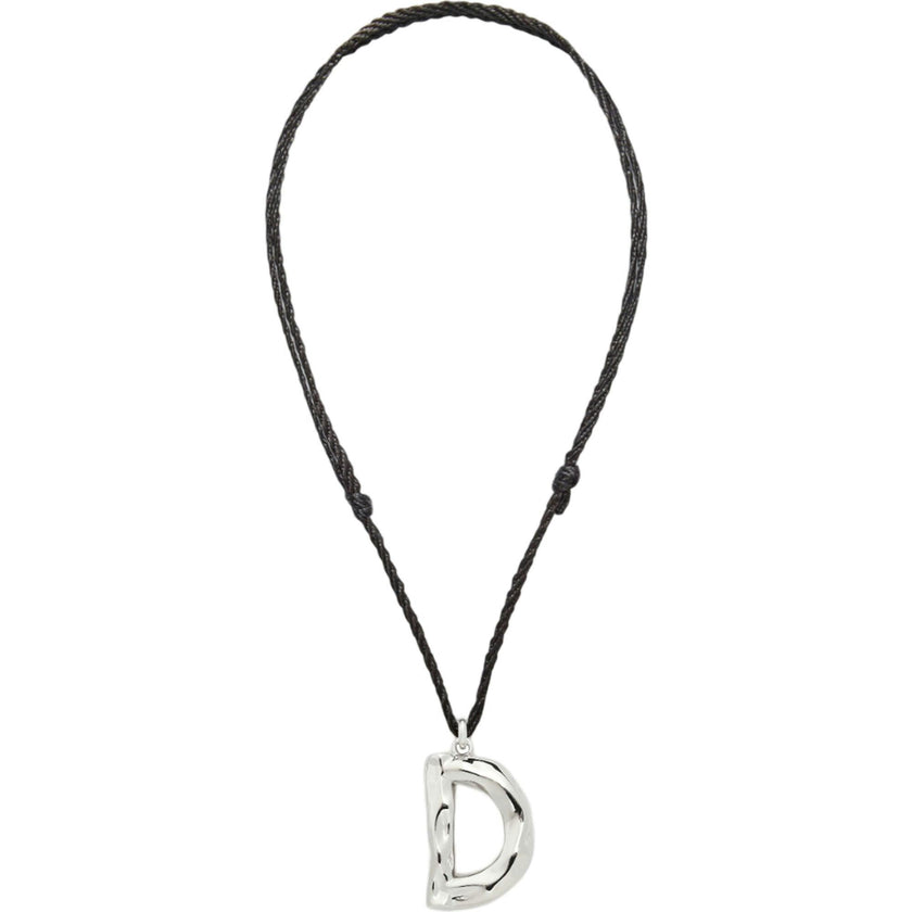 Grande Monogram Necklace in Silver