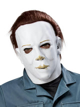 Men's Halloween 2 Michael Myers Overhead Latex Mask with Hair