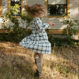 Organic Long Sleeve Tiered Dress