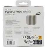 Sunnylife: Portable Travel Speaker - The Vacay Olive Stripe