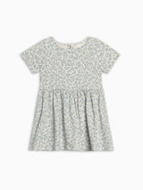 Stella Short Sleeve Swing Dress - Narelle Floral / Ivory + Sea