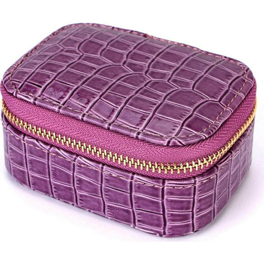 Mini Faux Leather Jewelry Case