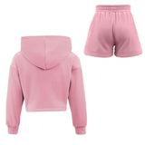 Pastel Velour Short Set