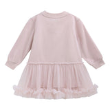 Pink Ballet Ruffle Bow Dress