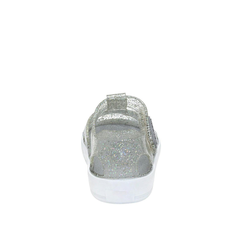 Elite Glitz Jelly Shoes in Silver