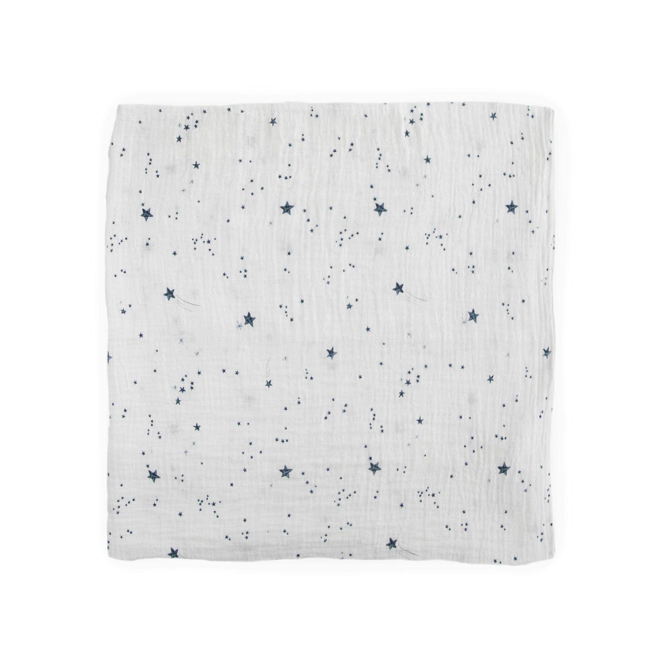 Cotton Muslin Swaddle Blanket - Shooting Stars