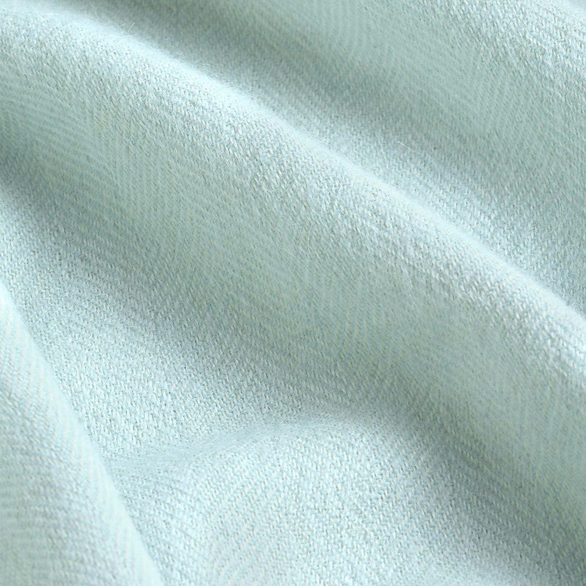 Herringbone Baby Alpaca Woven Blanket