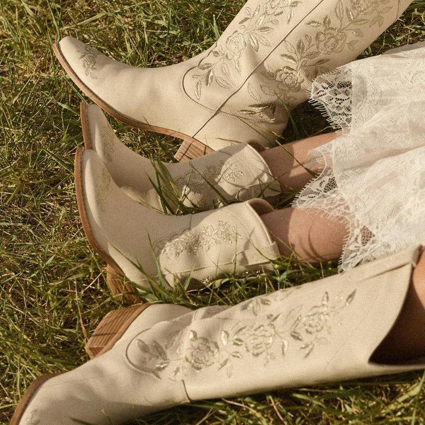 Avery Boot in Cream