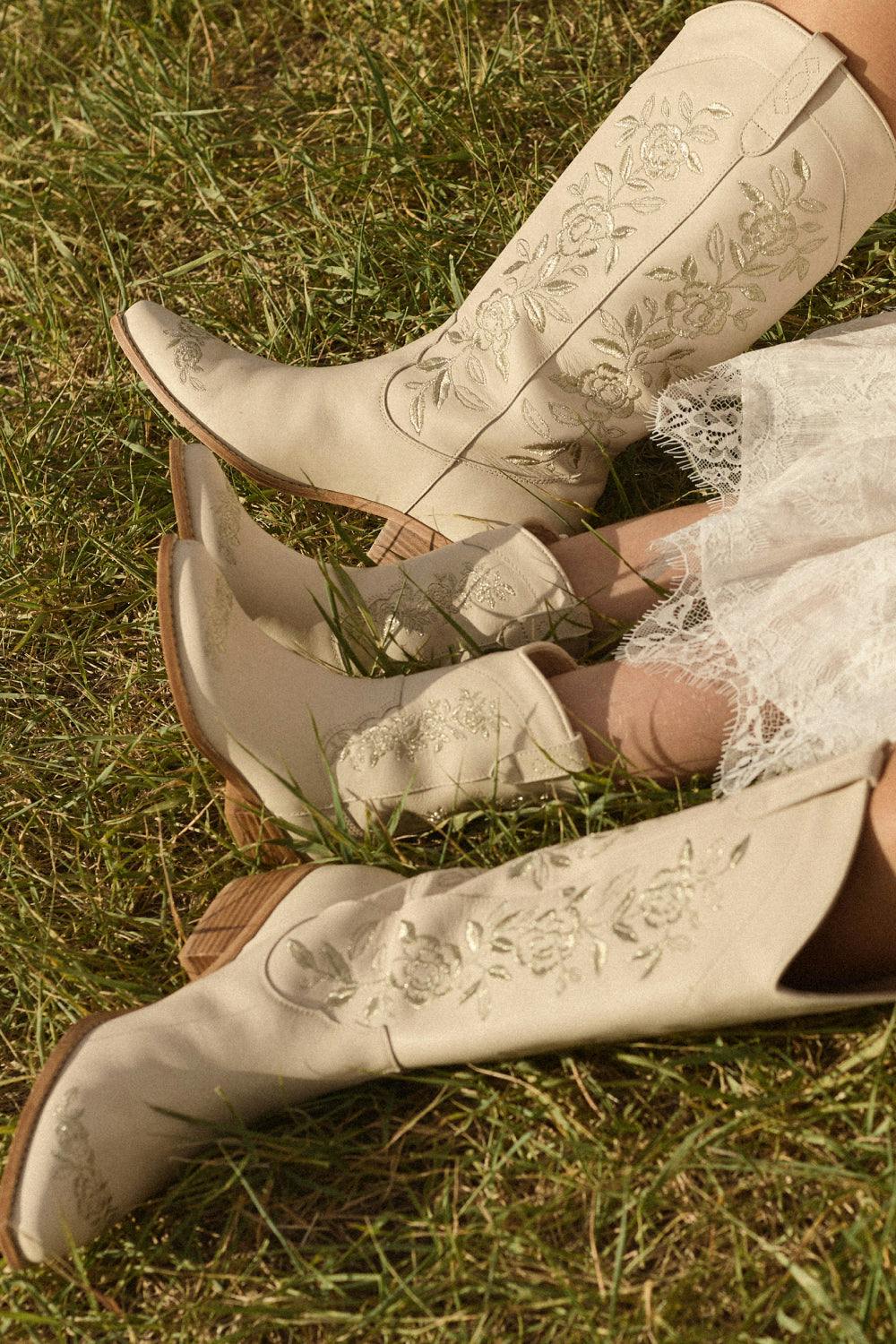 Avery Boot in Cream