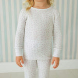 Andina Cream Pointelle Pajama Set