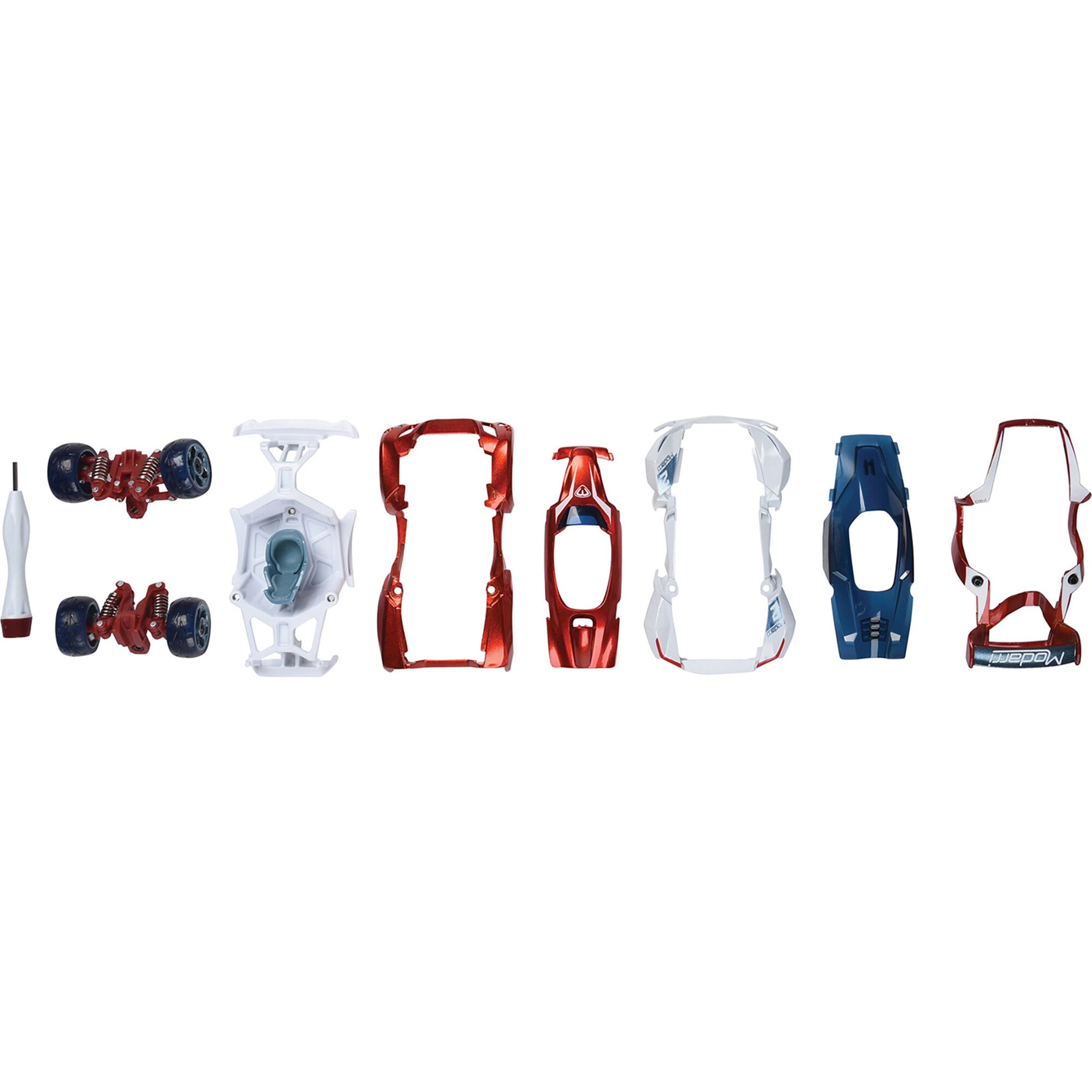 Modarri: T1 Track Car - Deluxe Single DIY Design & Build Toy Car