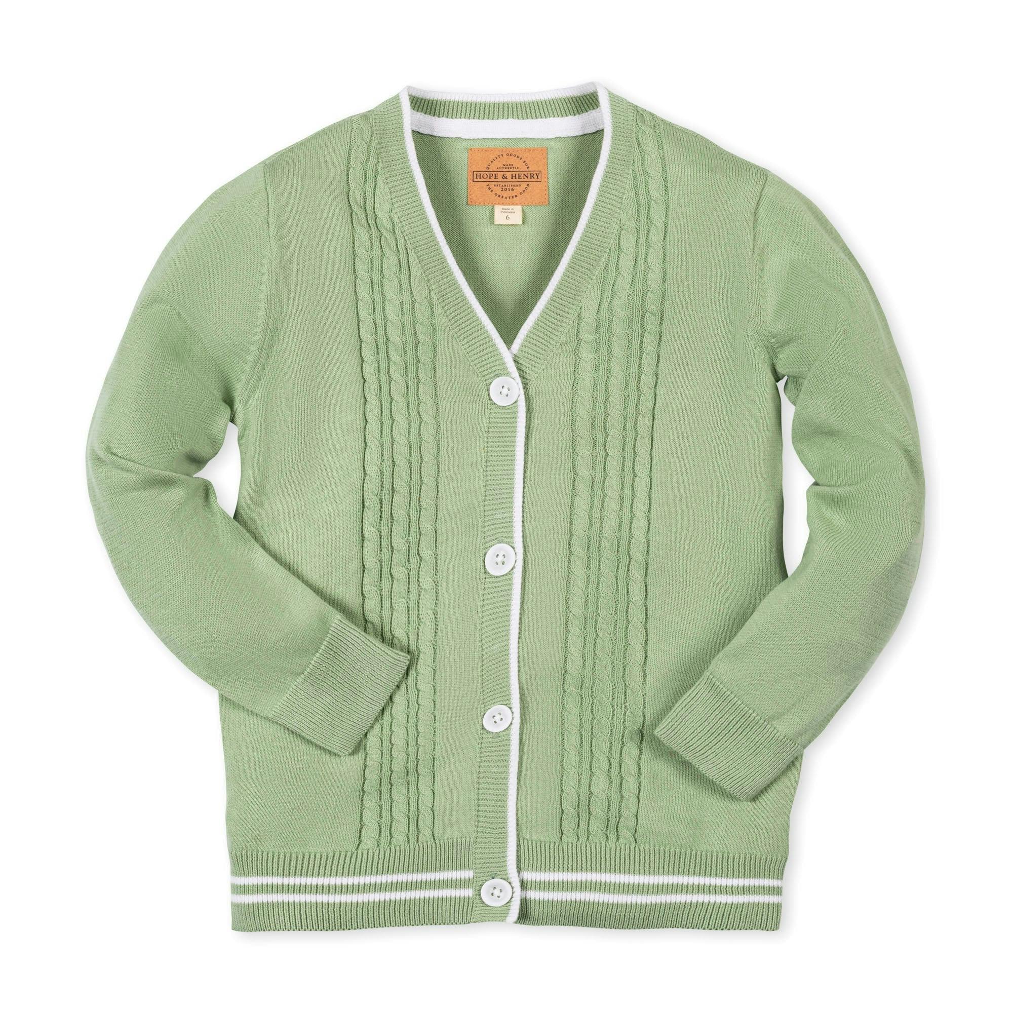 Organic Cable Cardigan