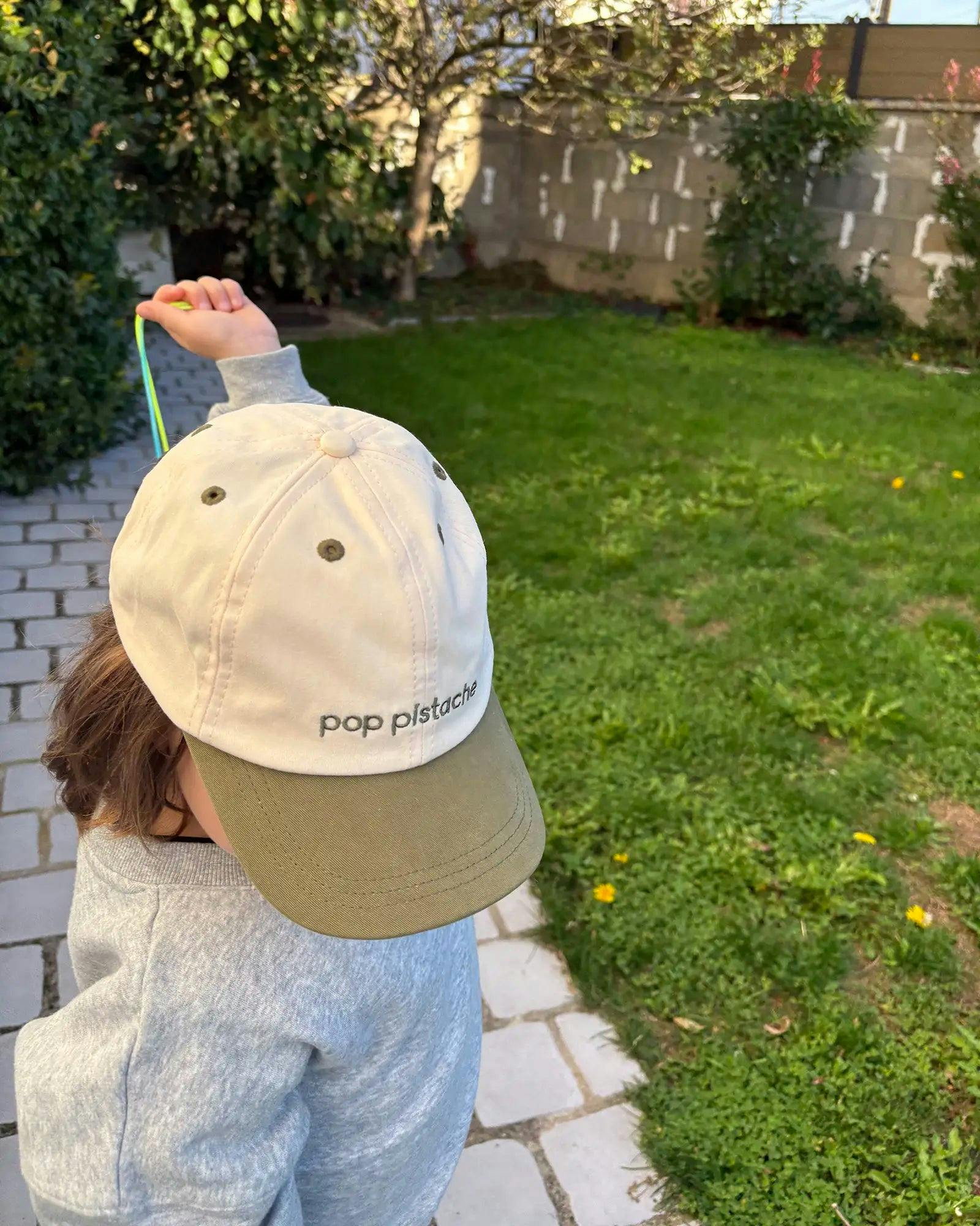 Pop Pistache Cap Beige & Pistachio Green