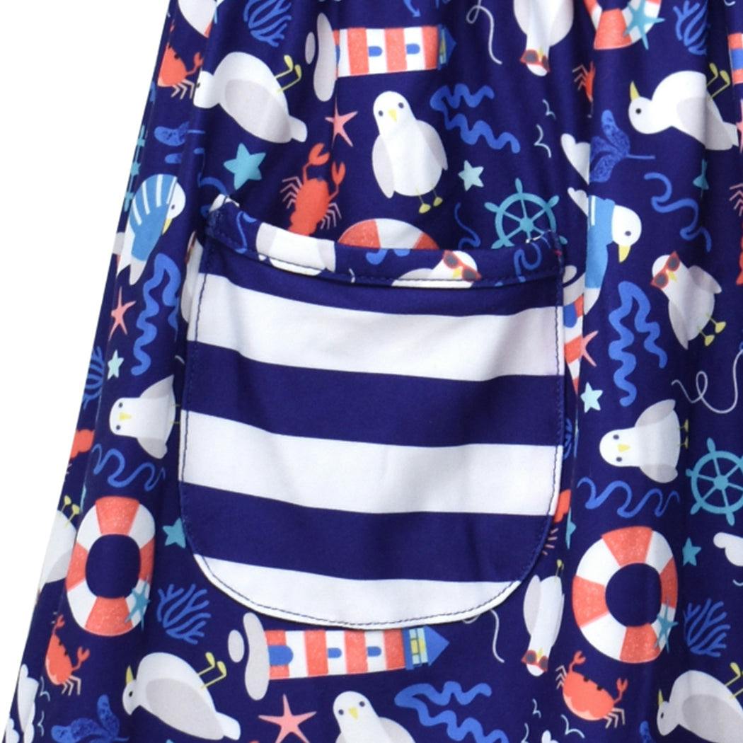 UPF 50+ Dahlia Sleeveless Tee Dress w/ Pockets