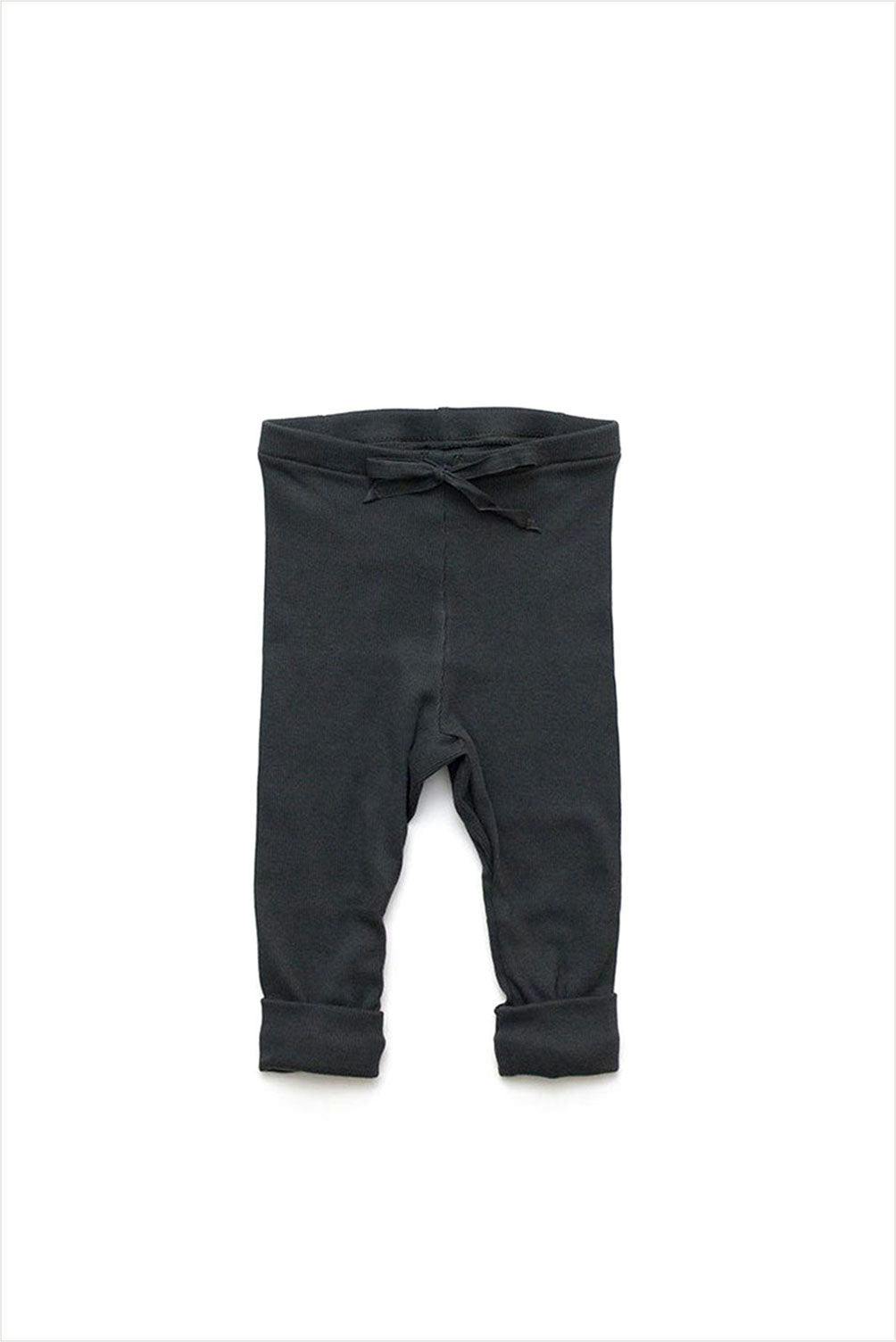 Rib Baby Legging Charcoal