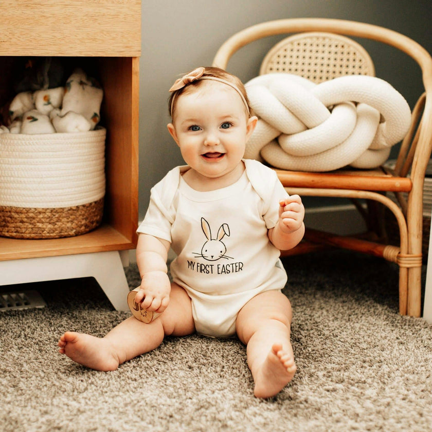 graphic bodysuit | my first easter