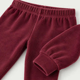 Velour Hoodie and Jogger Set