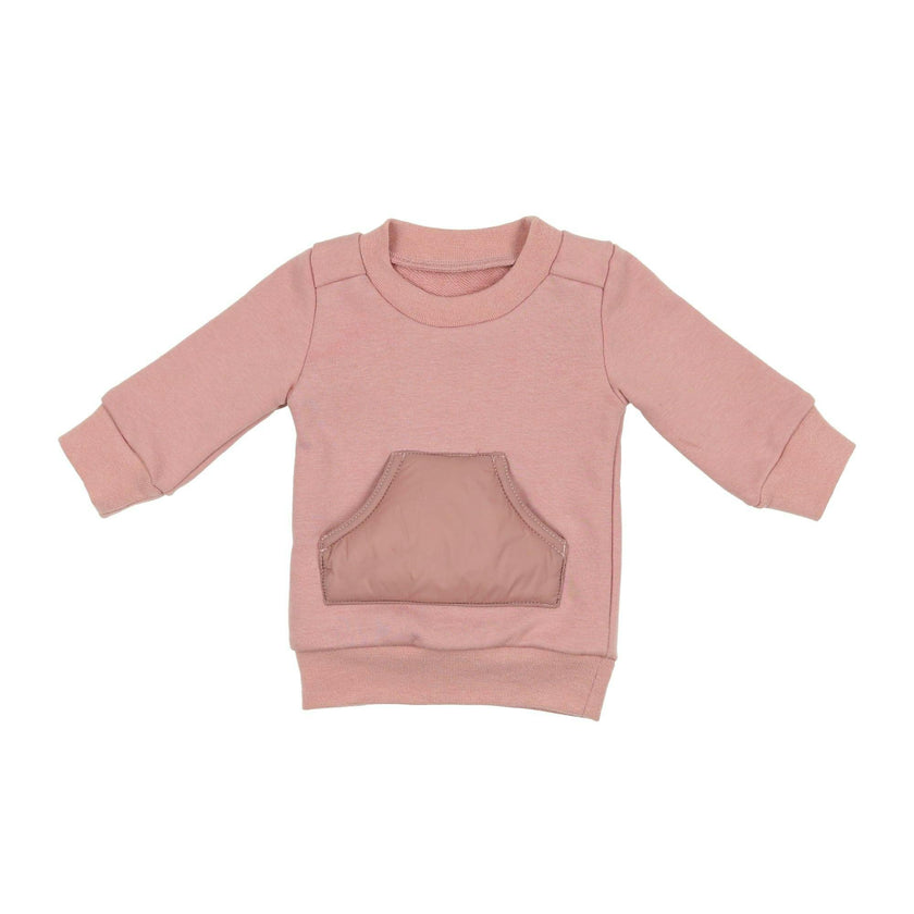 Baby Unisex Puffed Pocket Sweater