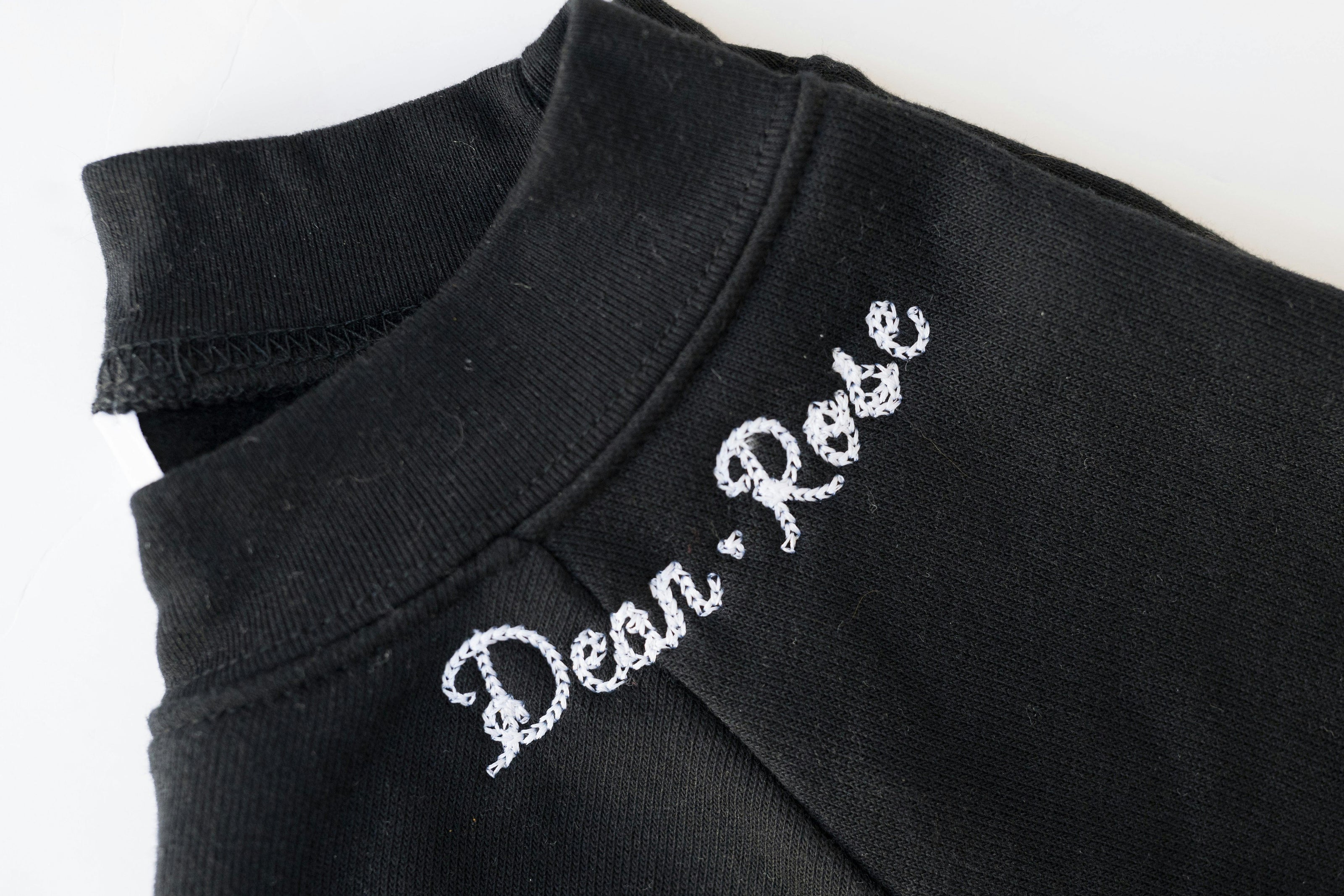 Custom Embroidered Women's Sweatshirt with Neckline Embroidery