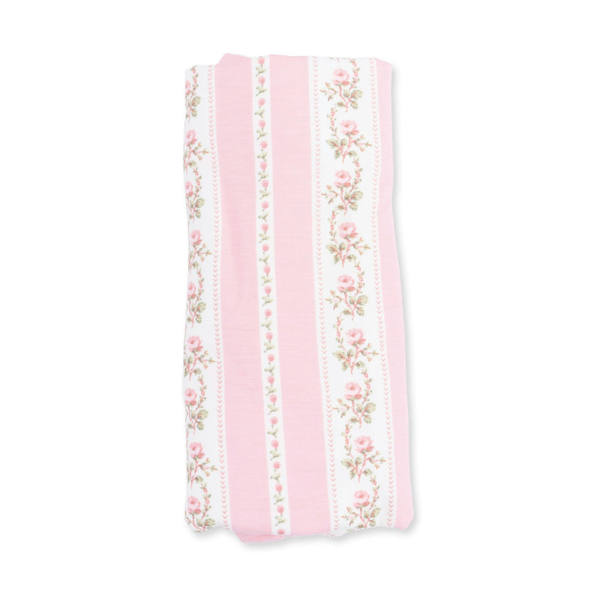 Antoinette Stripe - Ruffle Burp Cloth