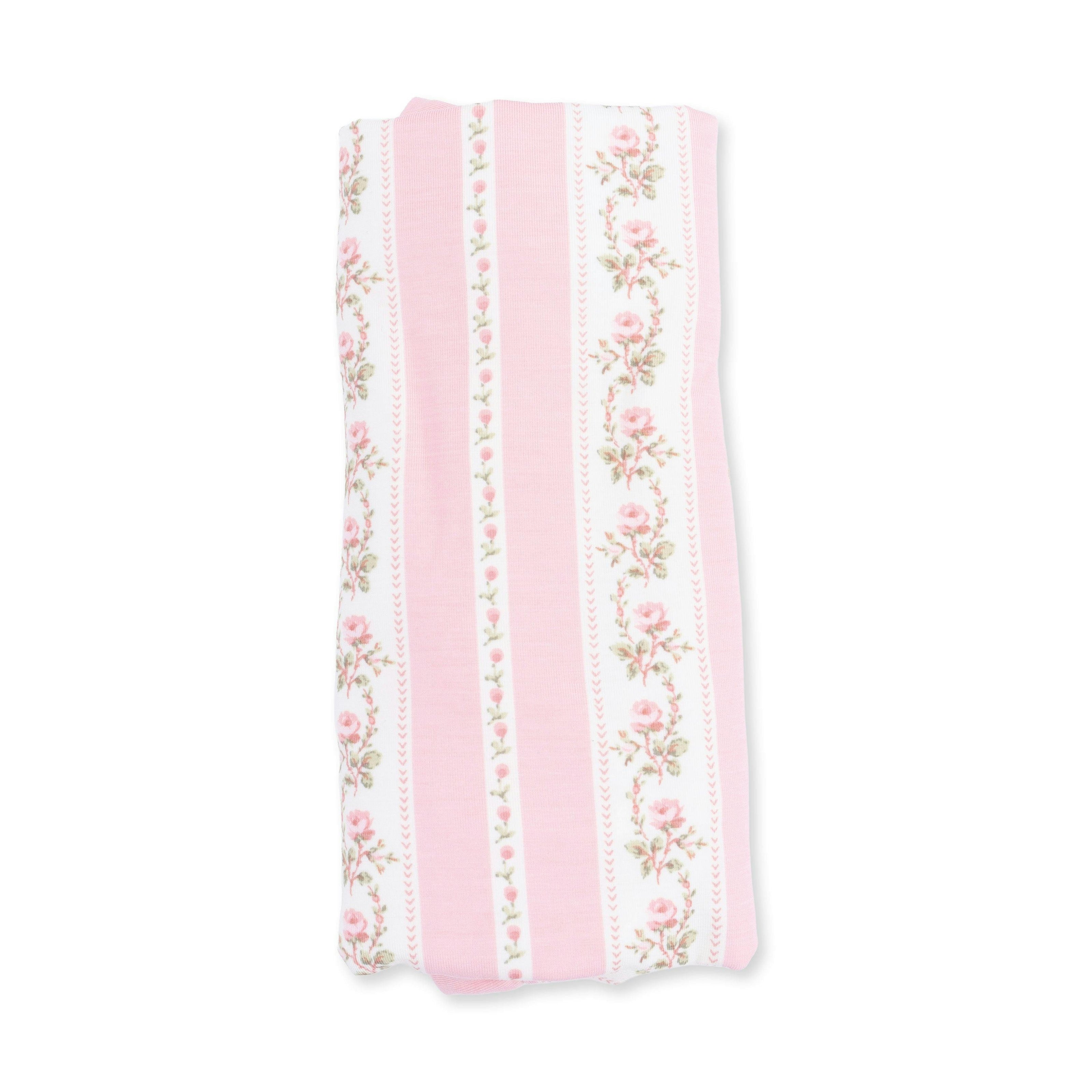 Antoinette Stripe - Ruffle Burp Cloth