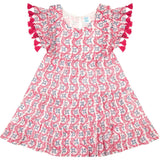 Sophie Girls Tassel Dress Jaipur Bloom, Pink