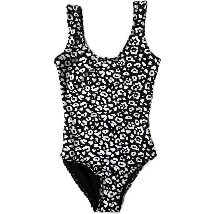 Basic One Piece Swimsuit, Black
