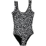 Basic One Piece Swimsuit, Black
